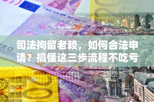 北京司法拘留老赖，如何合法申请？搞懂这三步流程不吃亏！