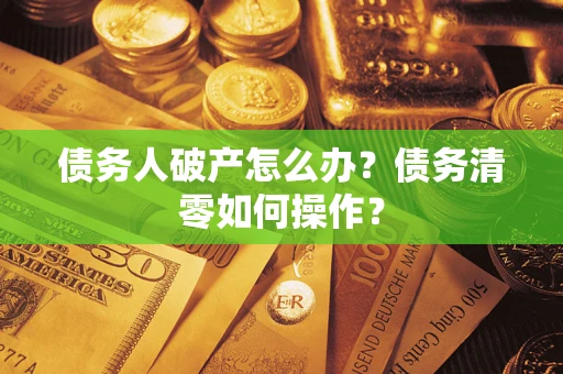 北京债务人破产怎么办？债务清零如何操作？
