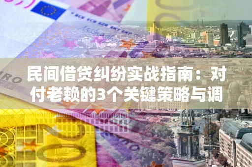北京民间借贷纠纷实战指南：对付老赖的3个关键策略与调解盲区解析