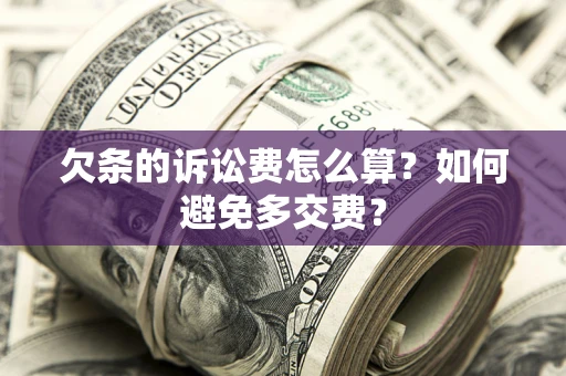北京欠条的诉讼费怎么算？如何避免多交费？